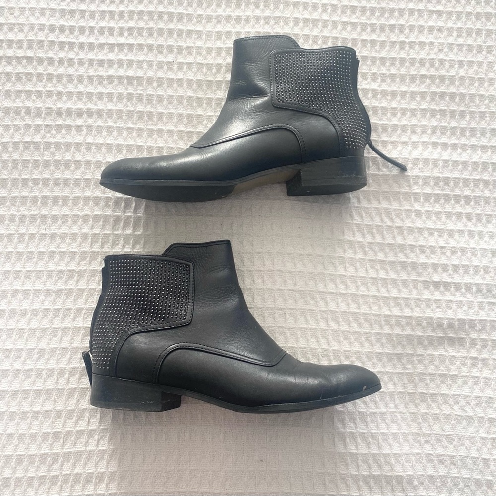 Pour la Victoire Keon Black Studded Ankle Boots size 8.5